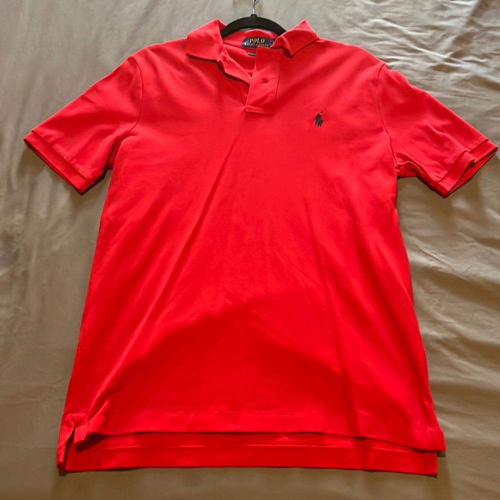 Classic fit mesh polo